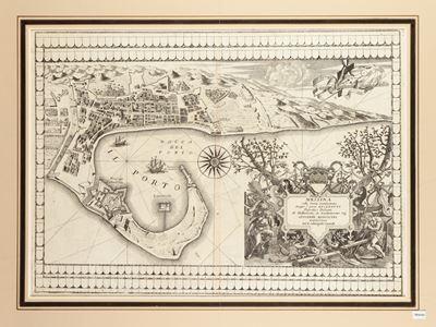 Messina Colle Nuove Fortificazioni Doppo L'anno 1677