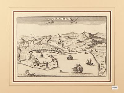 Messine Residence Ordinaire Du Viceroy De Sicile 1705