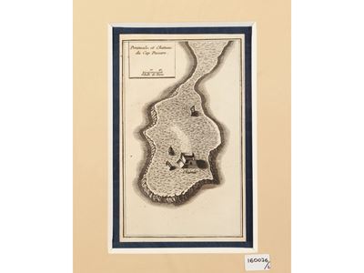Peninsule Et Chateau Du Cap Passaro - Plan De la Ville De Trapano (1734)
