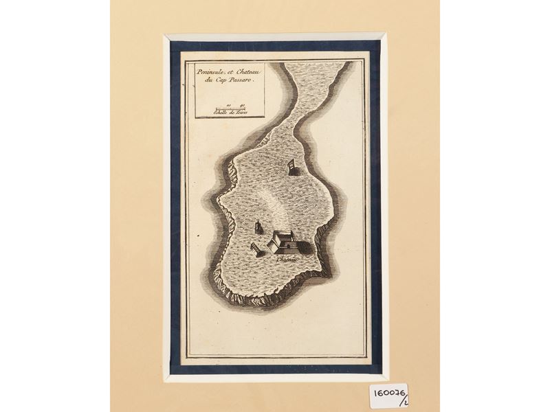Pierre del Callejo Y Angulo - Peninsule Et Chateau Du Cap Passaro - Plan De la Ville De Trapano (...