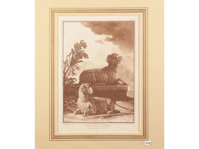 Jean-pierre Louis Laurent Houel - Beliers Antiques De Bronse - Chapiteau Antique ... De la Cathéd...