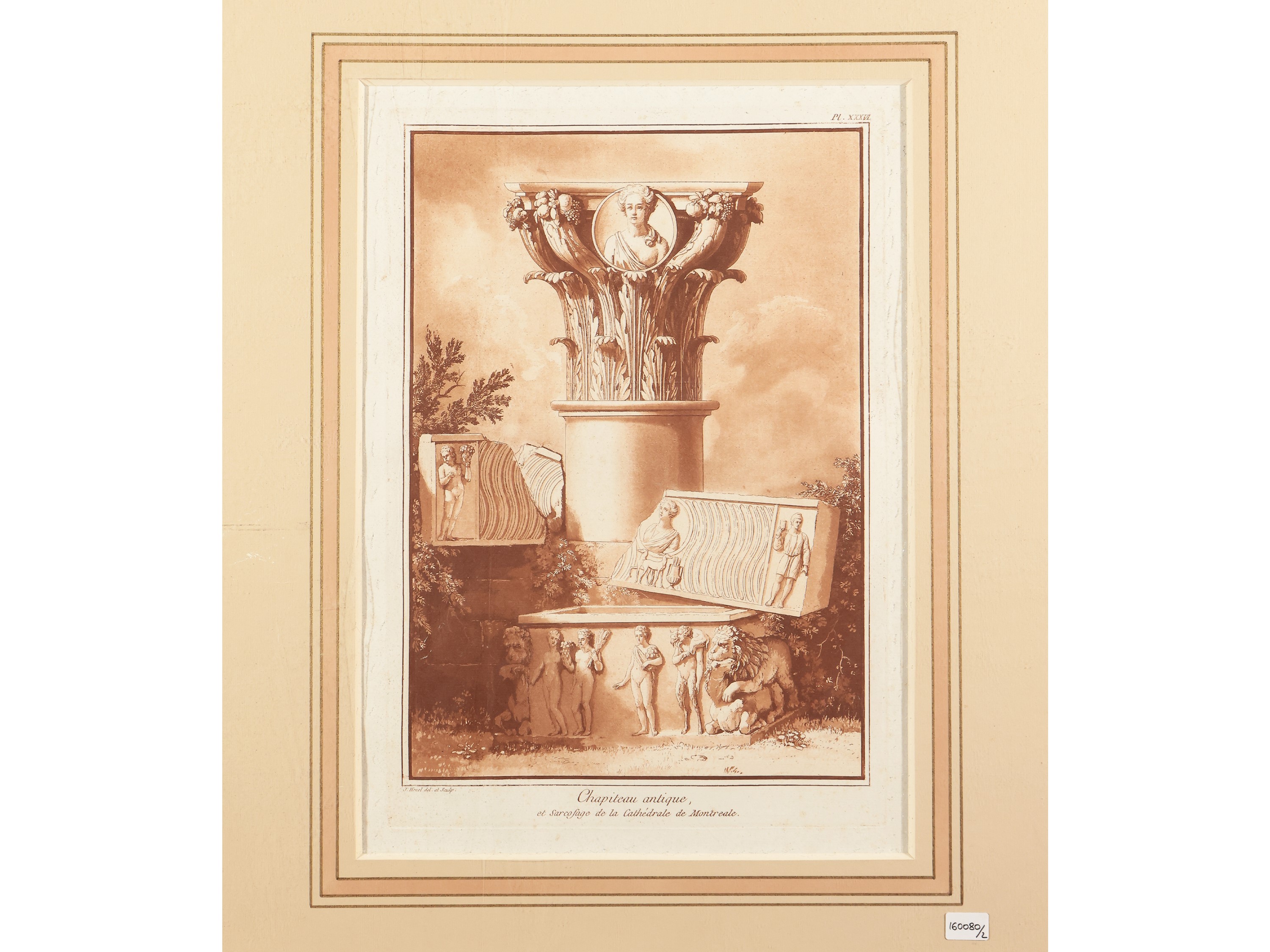 Jean-pierre Louis Laurent Houel - Beliers Antiques De Bronse - Chapiteau Antique ... De la Cathéd...