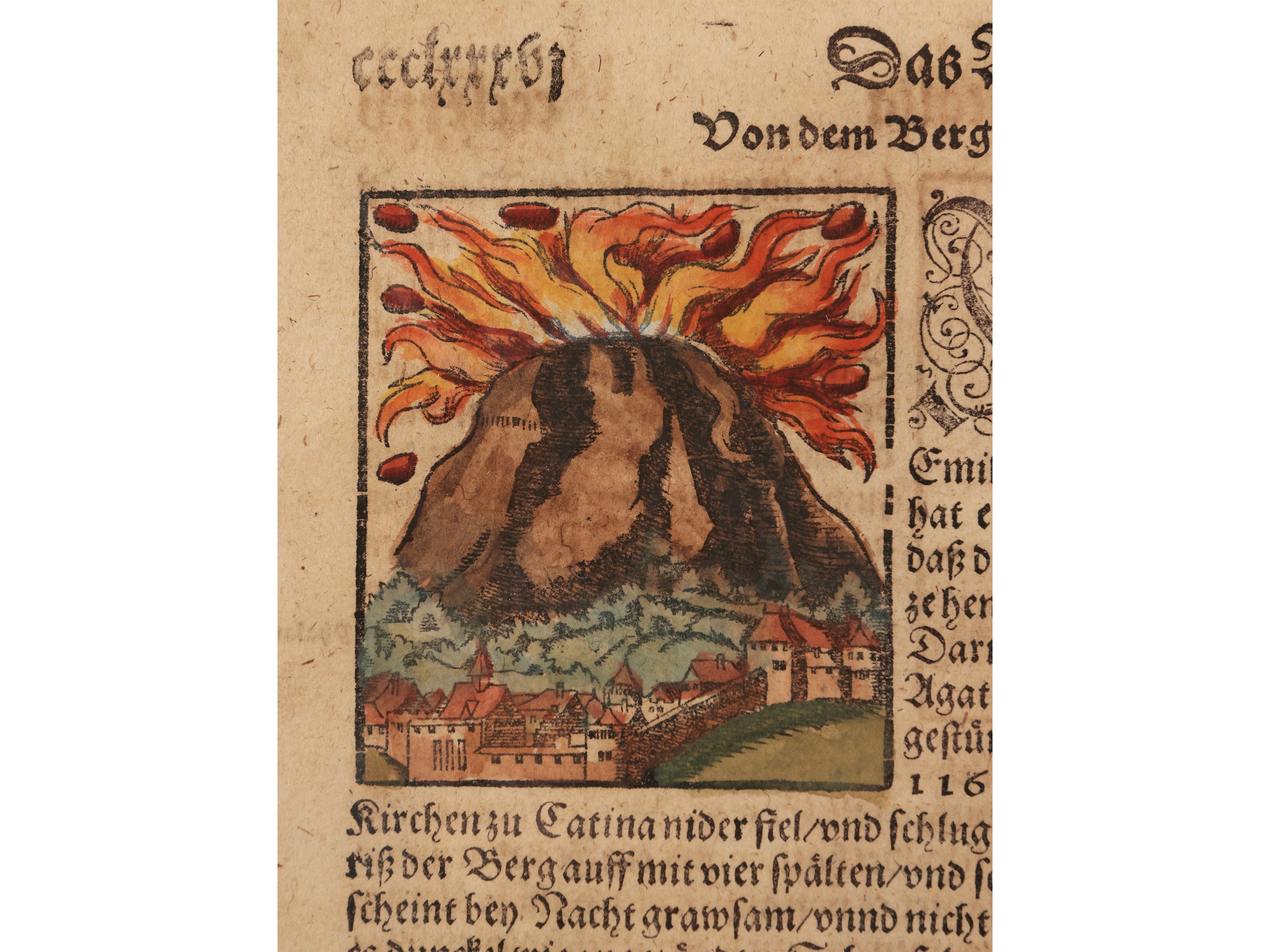 Sebastian Münster - Das Under Buch Von Dem Berg Etna
