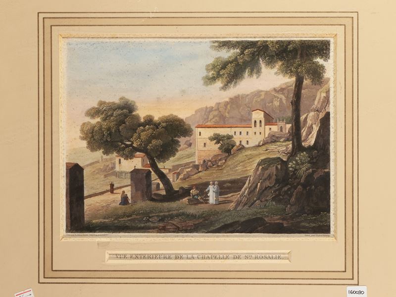 Achille-etienne Gigault De la Salle - Vue Exterieure De la Chapelle De S.te Rosalie