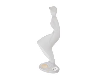 Figura in Cristallo di Boemia, Girl in The Wind, Curt Schlevogt