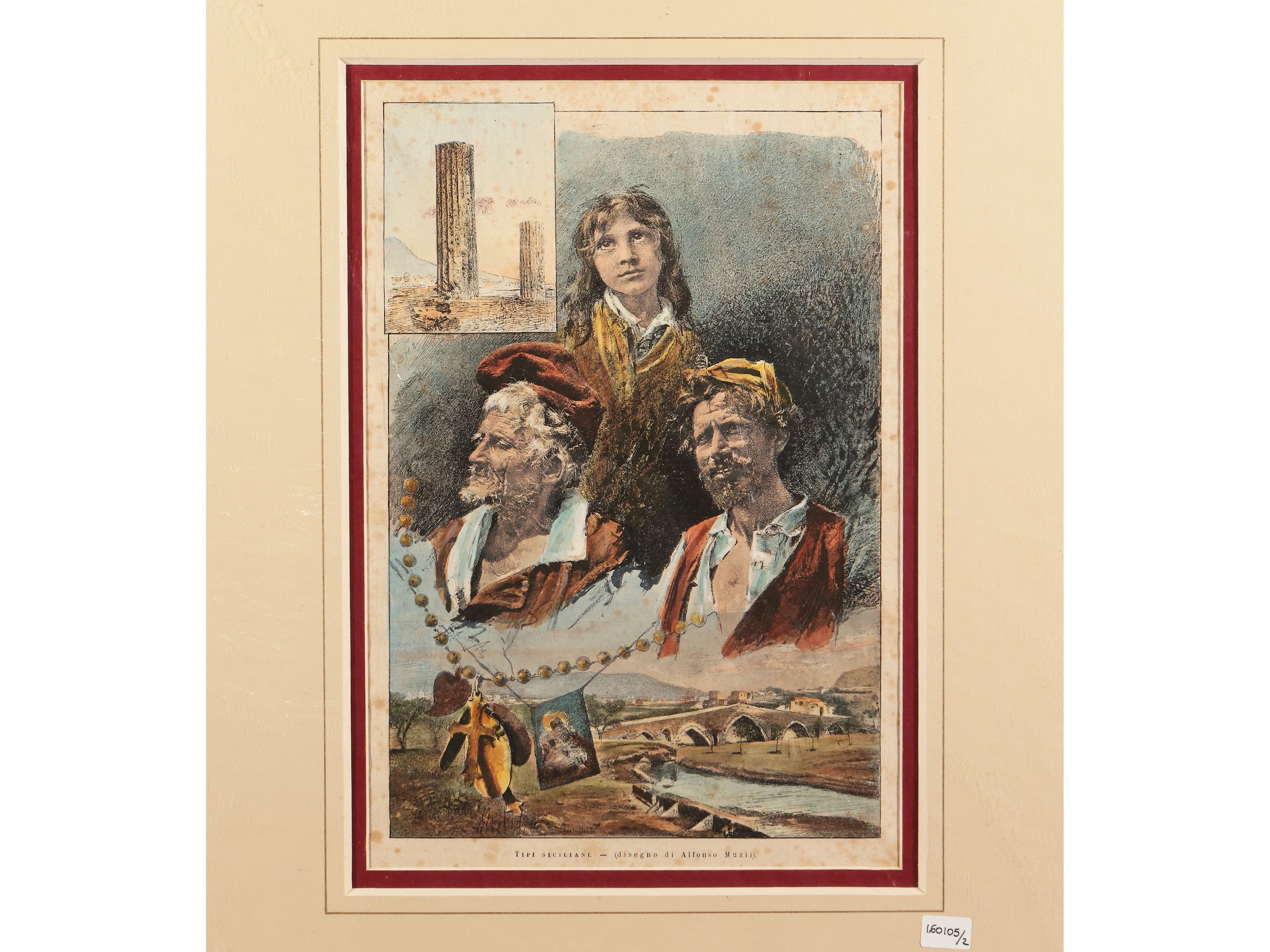 Gli Abitanti di Nicolosi ... Dopo L'eruzione Dell'etna - Tipi Siciliani