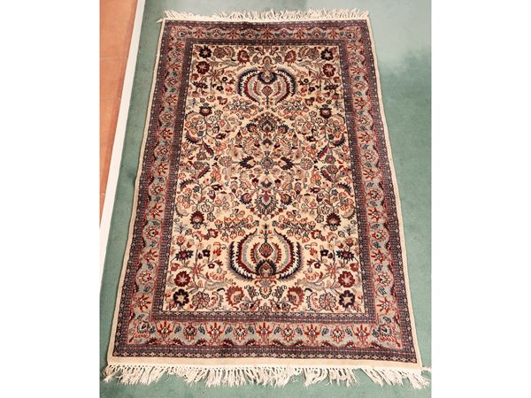 Persian carpet in silk blend