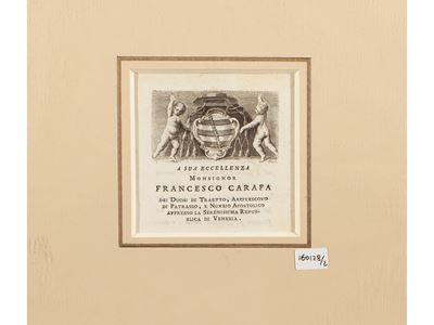 Dediche a Francesco Carafa e a Agostino Forno Patrizio Palermitano
