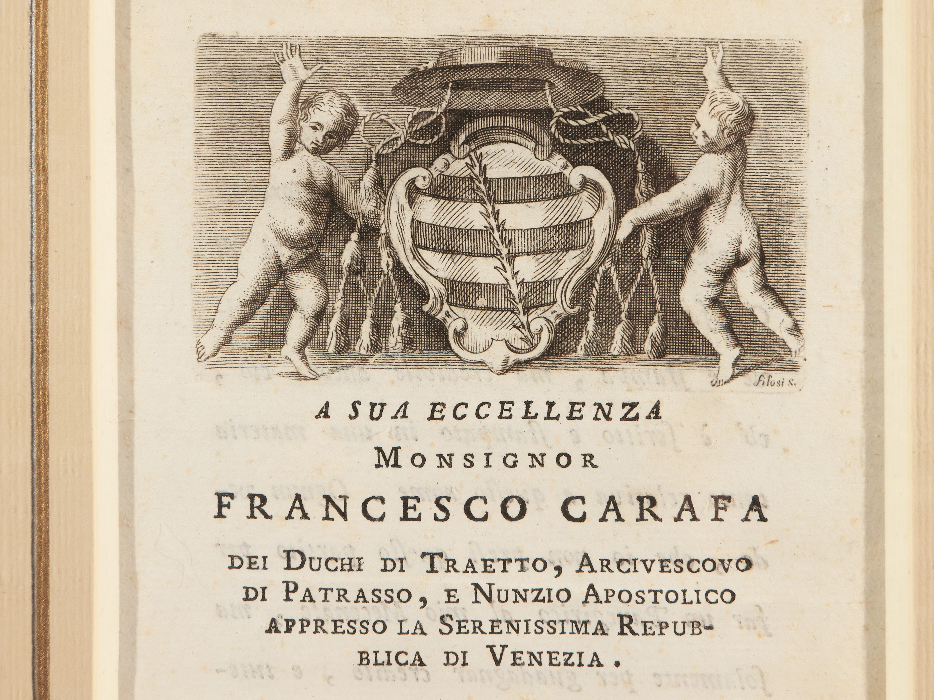Thomas Salmon - Dediche a Francesco Carafa e a Agostino Forno Patrizio Palermitano