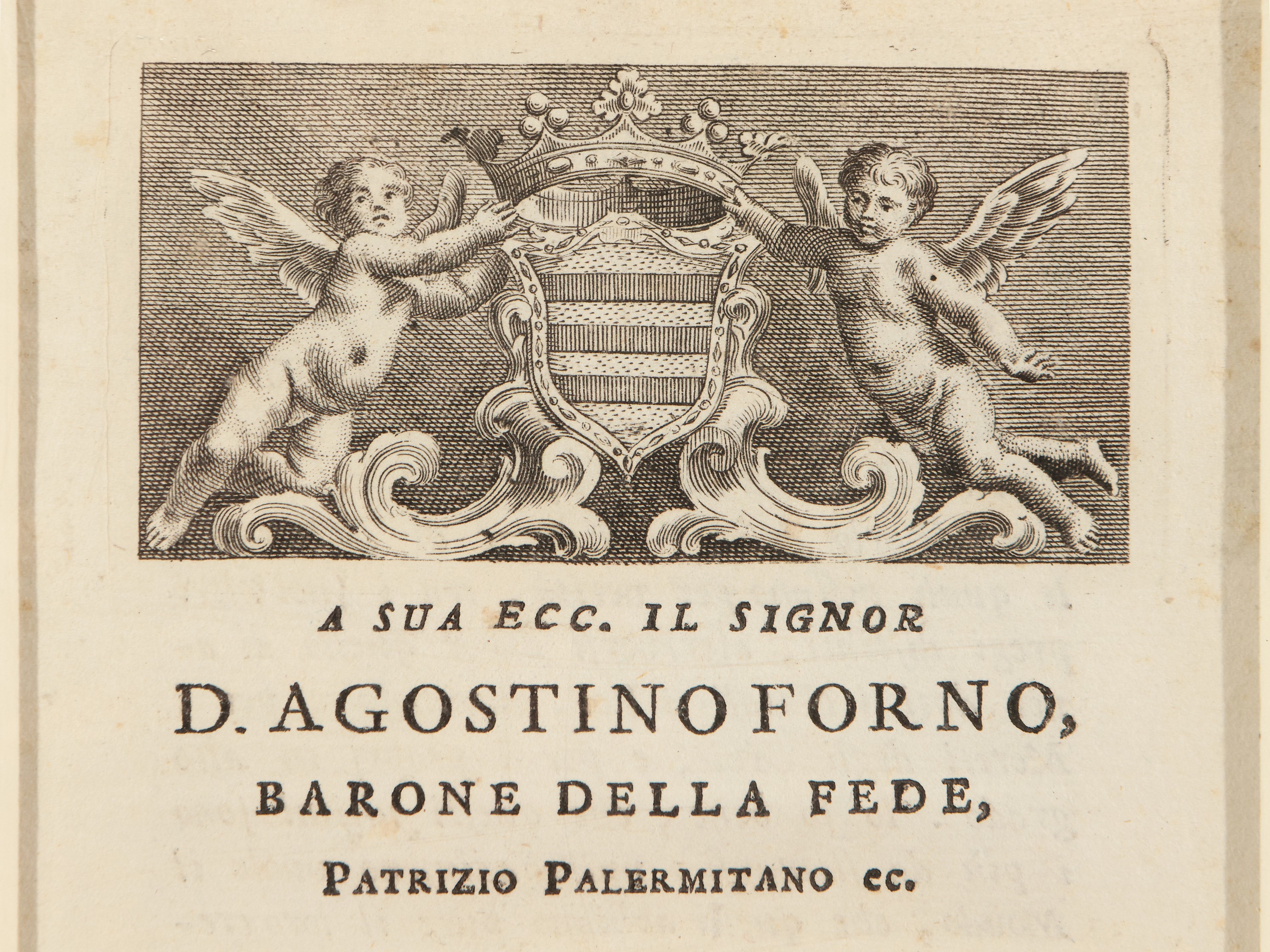 Thomas Salmon - Dediche a Francesco Carafa e a Agostino Forno Patrizio Palermitano
