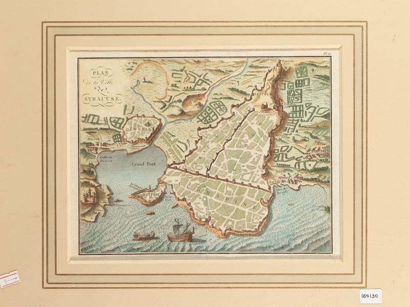 Jacques-philippe le Bas, - Plan De la Ville De Syracuse