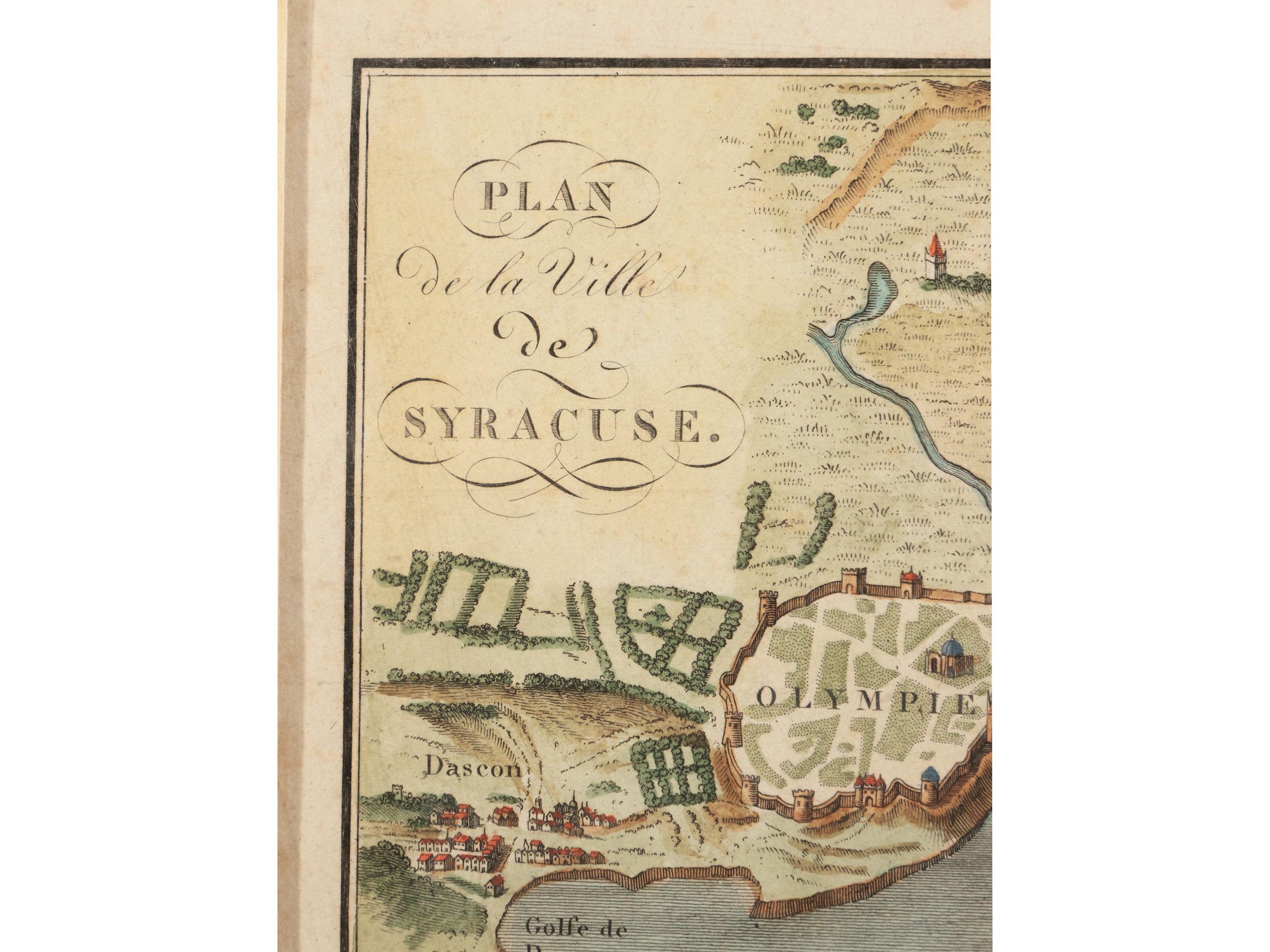 Jacques-philippe le Bas, - Plan De la Ville De Syracuse