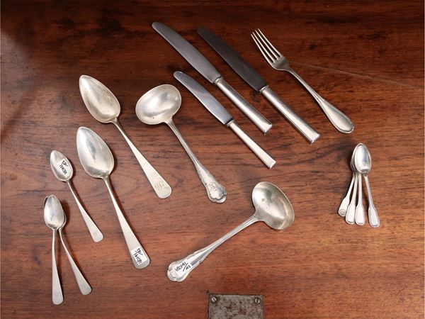 Miscellany of silver cutlery  - Auction The modern house - Maison Bibelot - Casa d'Aste Firenze - Milano