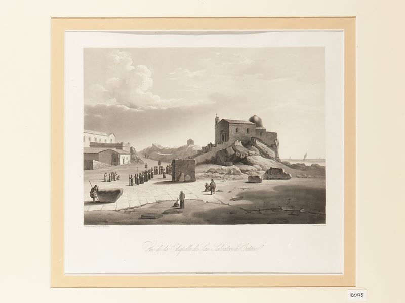 Achille-etienne Gigault De la Salle - Vue De la Chapelle De San Salvatore À Catane