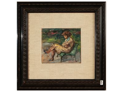 Figura Femminile sulla Panchina