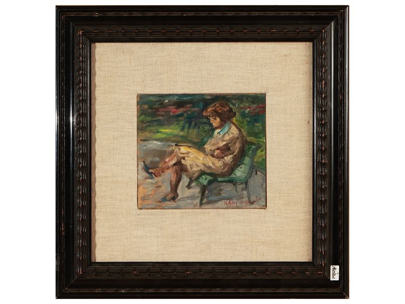 Renato Alessandrini - Figura Femminile sulla Panchina