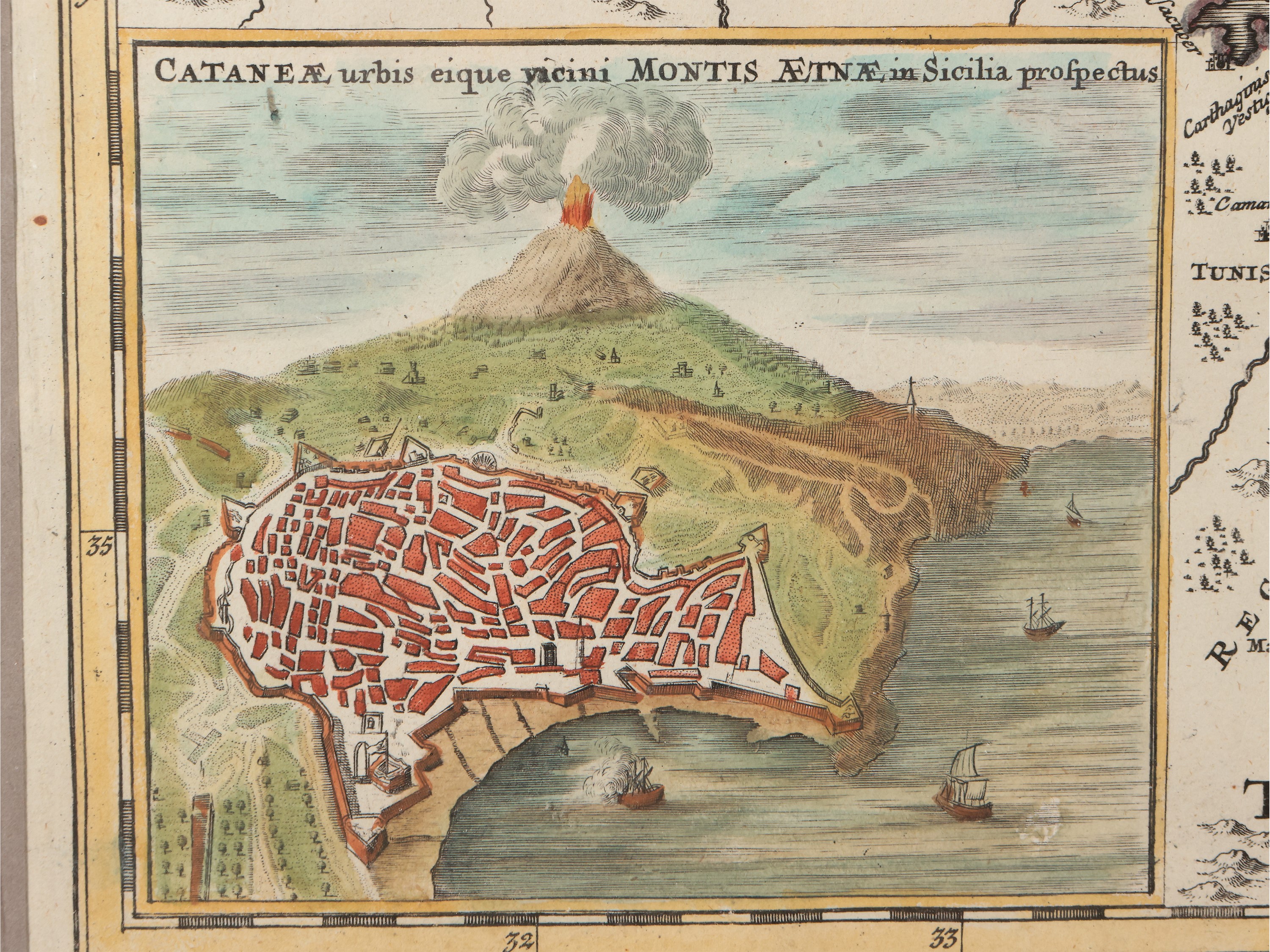 Johann Baptist Homann - Regnorum Siciliae Et Sardiniae 1705