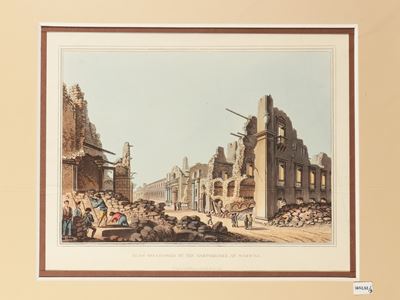 Ruins Occasioned By The Earthquake At Messina - Ancient Temples At Agrigentum - Ancient Bath Near...