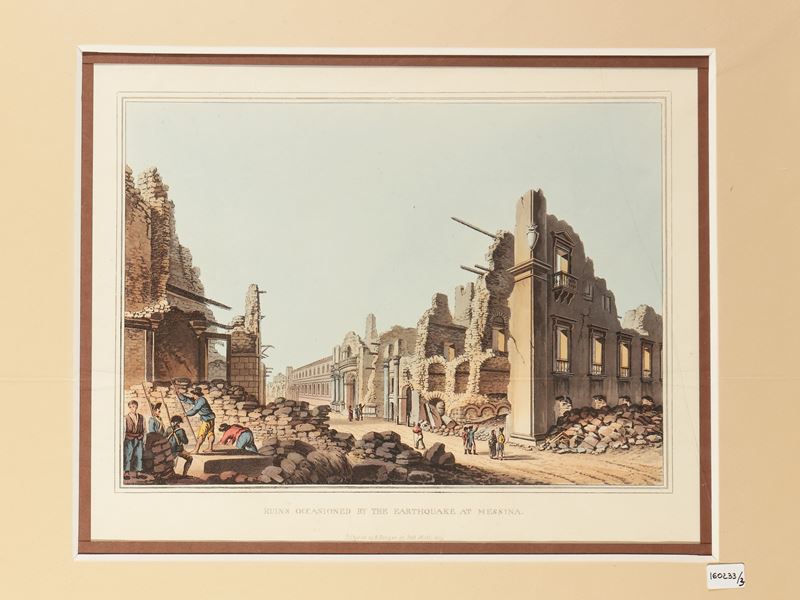 Luigi Mayer - Ruins Occasioned By The Earthquake At Messina - Ancient Temples At Agrigentum - Anc...