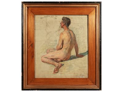 Nudo Maschile. Studio per Nudi sulla Spiaggia