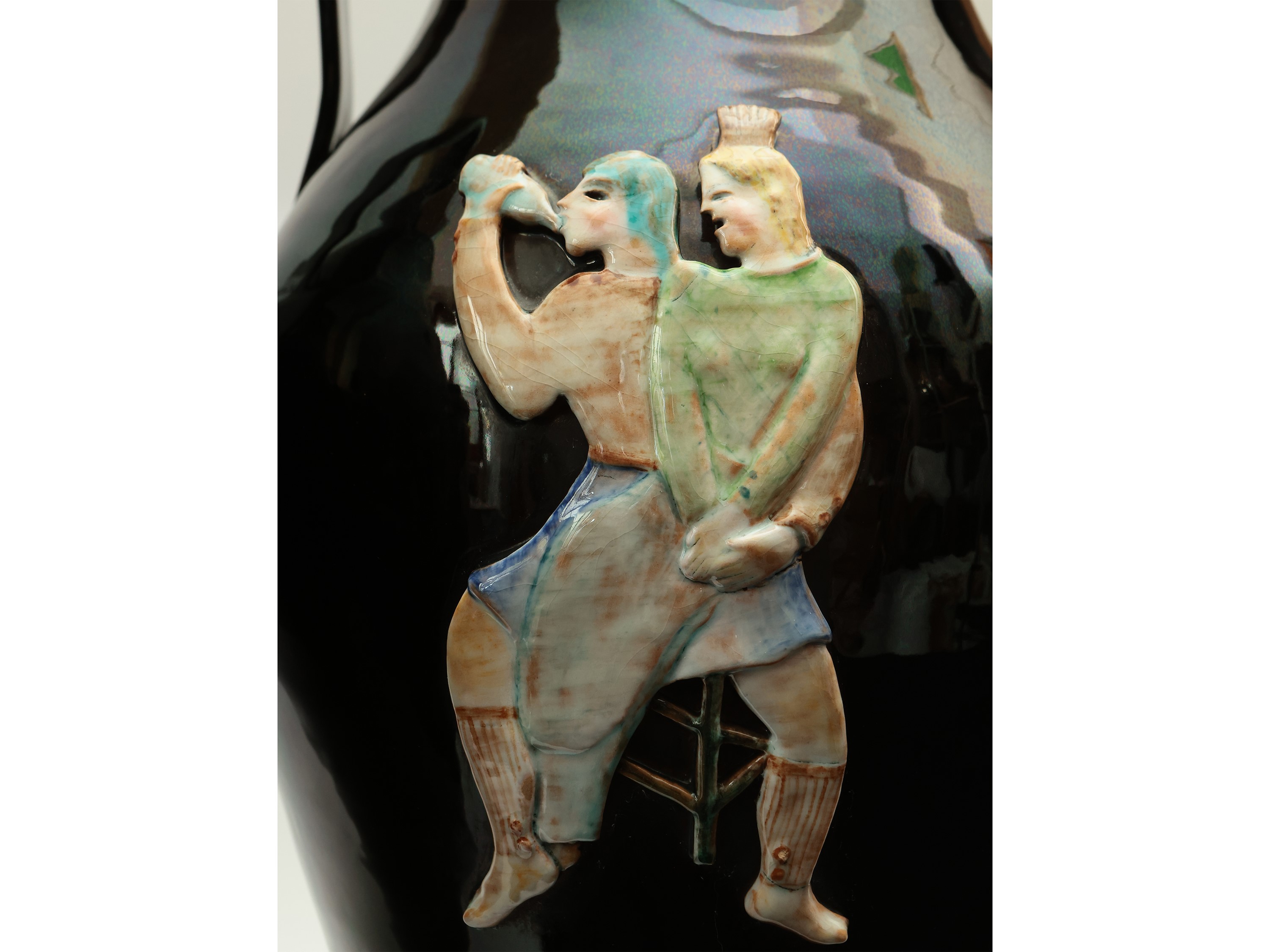 Coppia di Vasi in Ceramica, Marcello Fantoni 1937