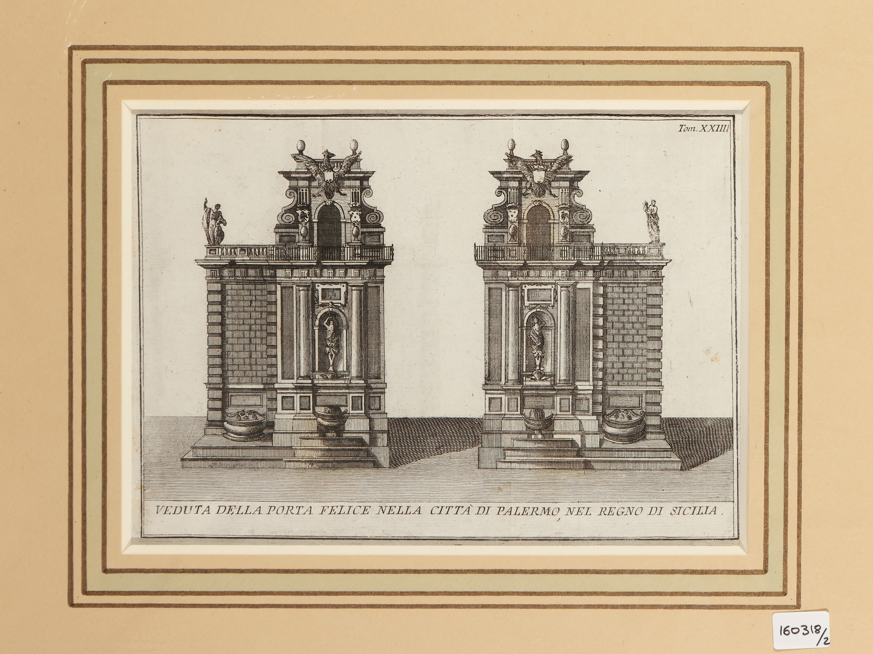 Thomas Salmon - Veduta del Palazzo Senatorio e della Fontana del Pretore - Veduta della Porta Fel...