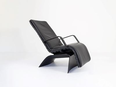 Poltrona Chaise Longue Frau Modello Antropovarius, di Ferdinand Porsche
