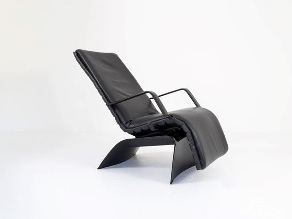 Chaise longue Frau armchair, Antropovarius model, by Ferdinand Porsche