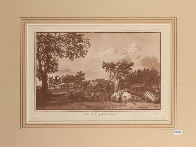Jean-pierre Louis Laurent Houel - Débris Du Temple De Vulcain D'agrigente - Ruines Du Temple De C...