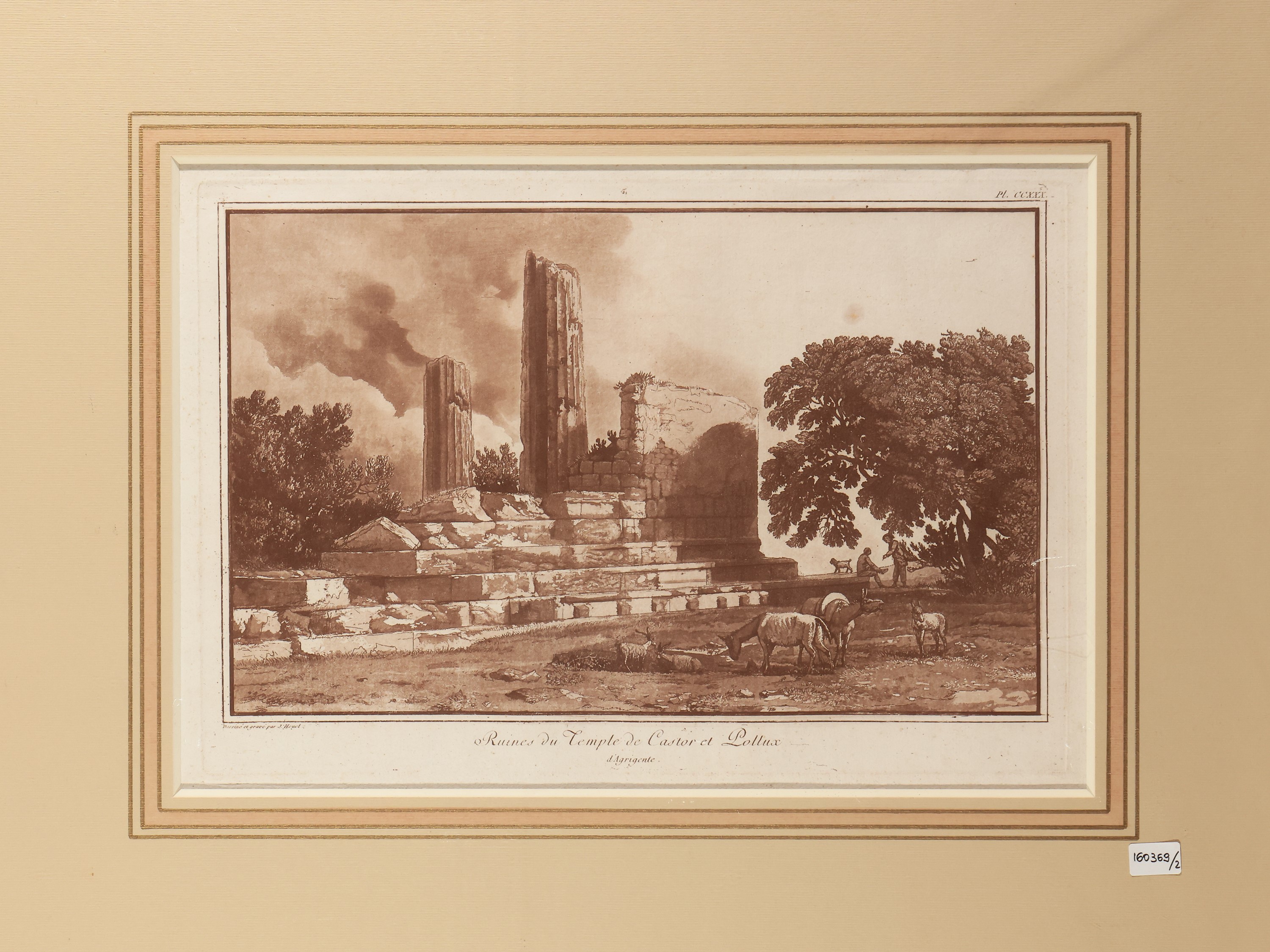 Jean-pierre Louis Laurent Houel - Débris Du Temple De Vulcain D'agrigente - Ruines Du Temple De C...