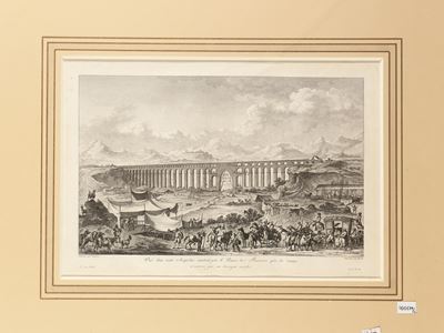 Vue D'un Vaste Acquedue Construit ... Près De Catane - Vue De la Ville e Du Chateau De Catane