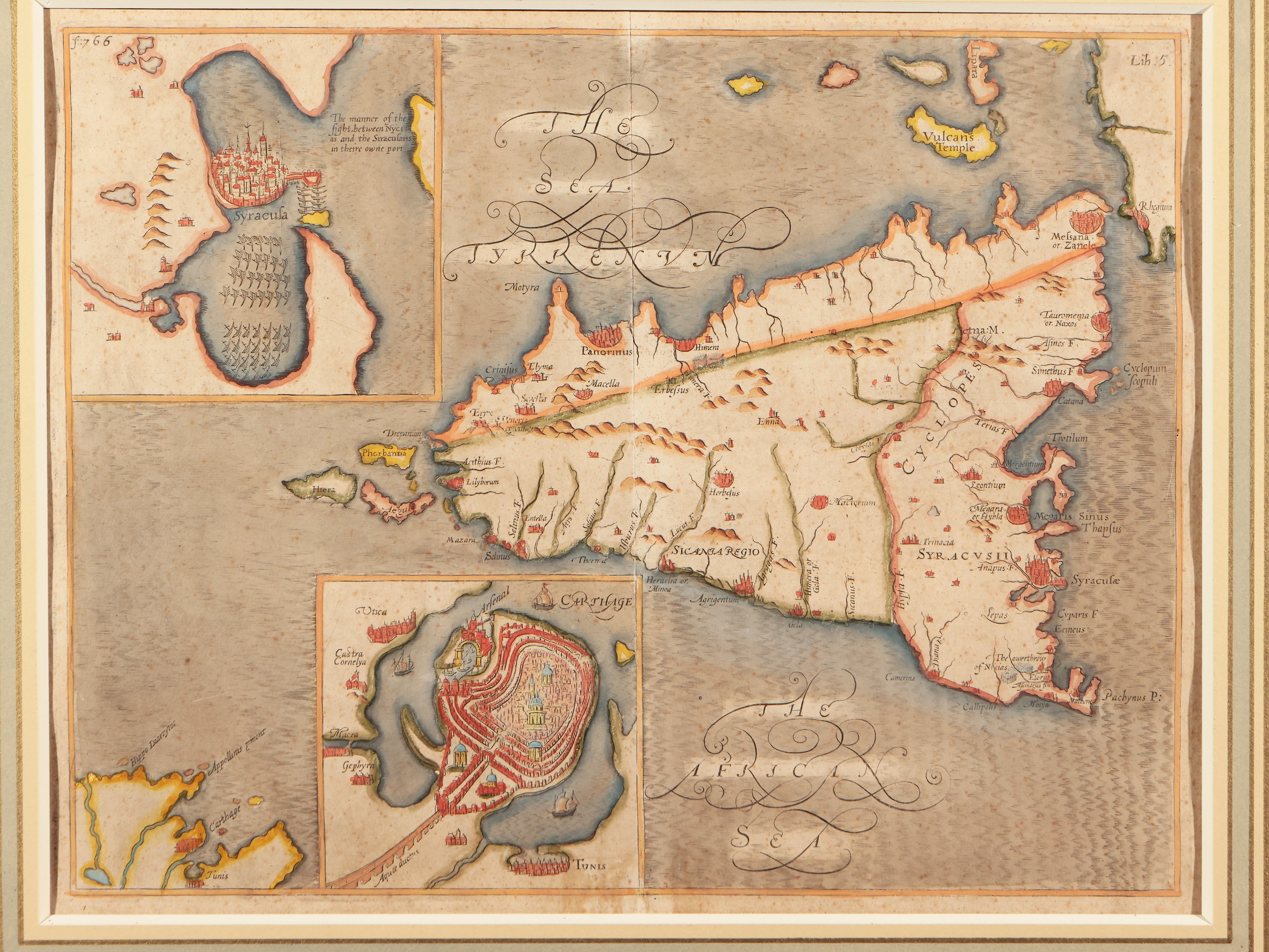 Thomas Harriot - The Manner Of The Fight, Between Nyci As And The Siracusans in Theire Owne Port