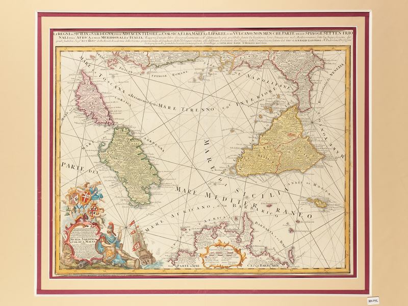 Novissima Et Accuratissima Regnorum Et Insularum Siciliae Et Sardiniae 1762