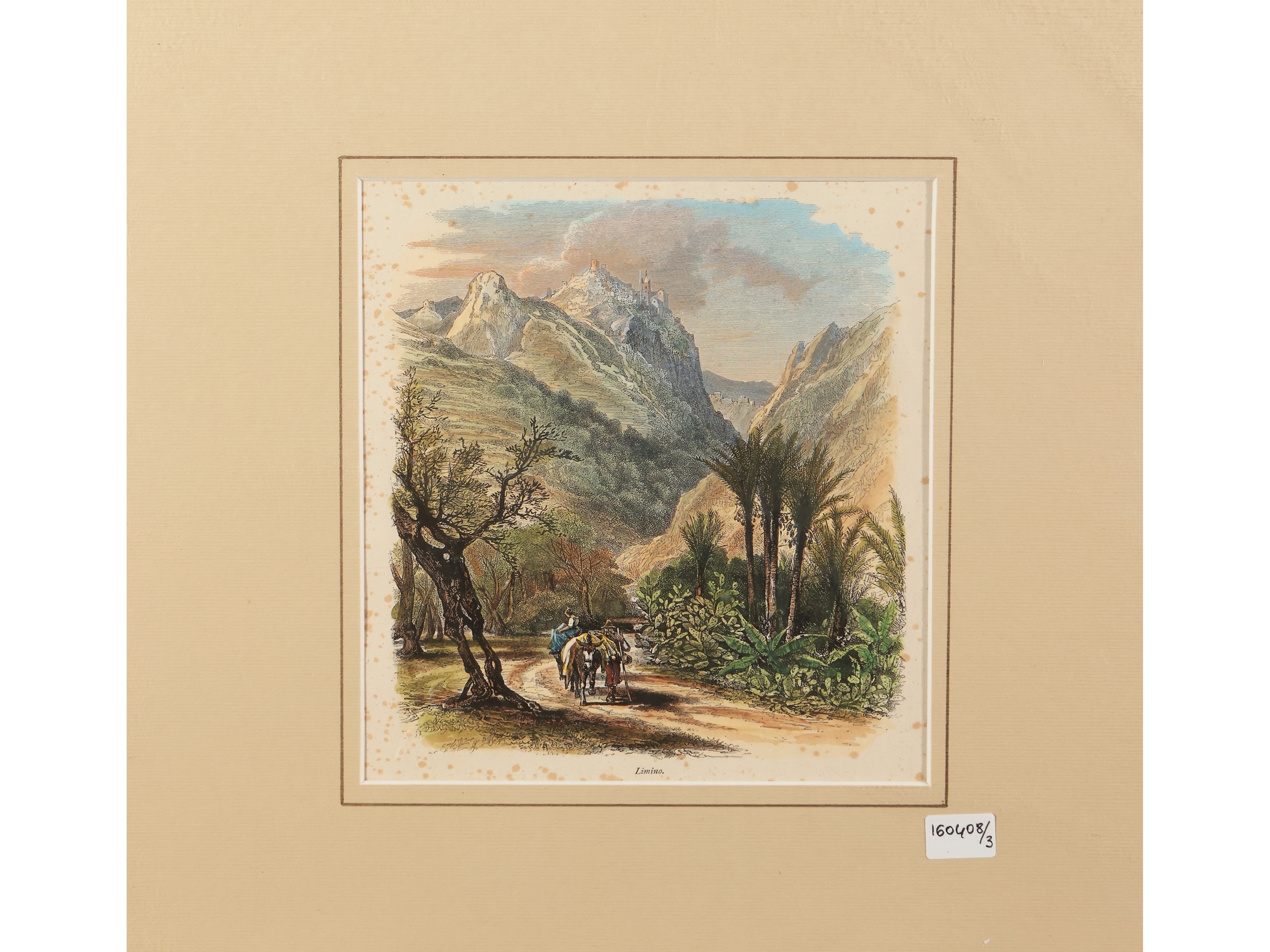 Eruzione Dell'etna - Veduta di Santa Maria a Randazzo - Limino