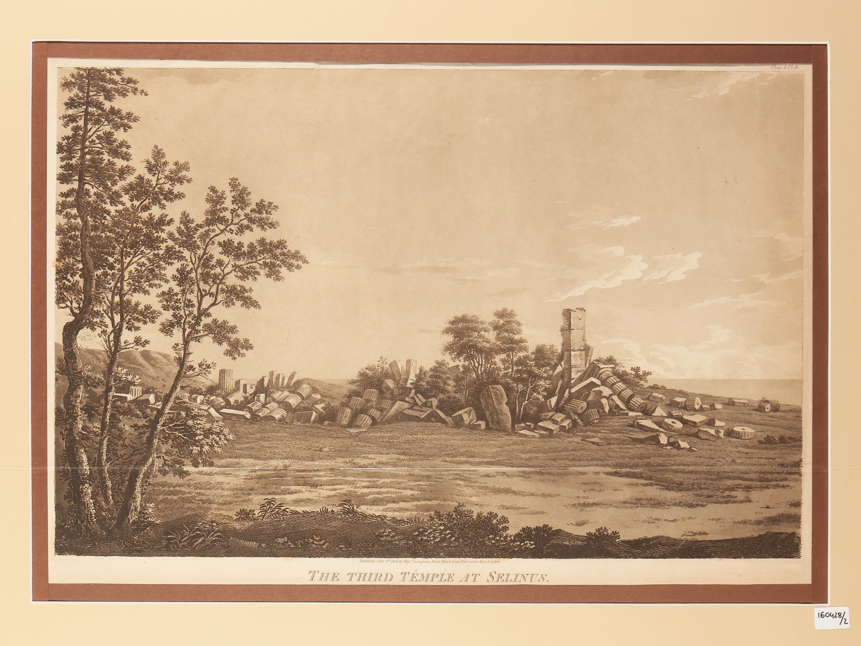 William Wilkins - Ruins Of The Temple Of Jupiter At Selinus - The Third Temple At Selinus