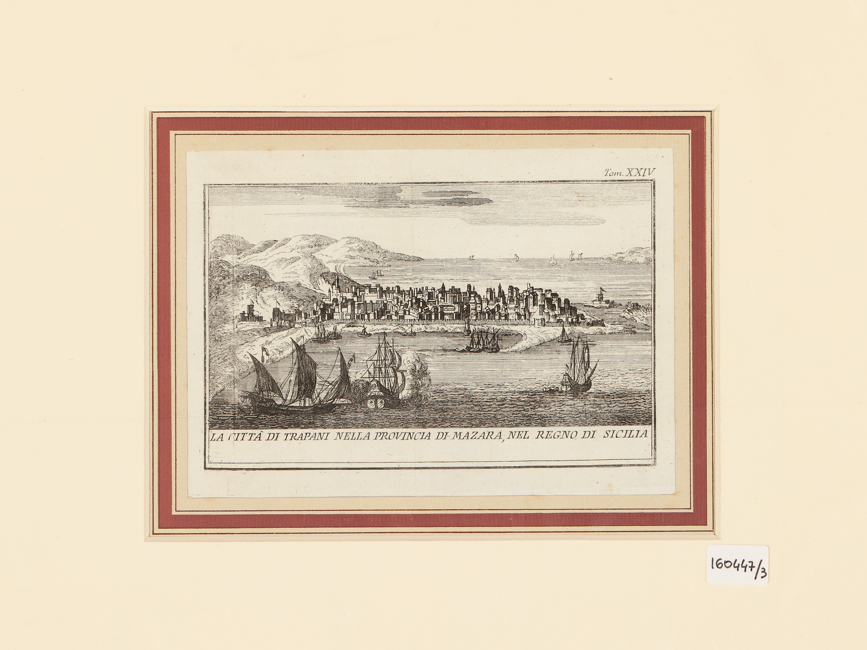 Thomas Salmon - La Città di Trapani - Albergo Generale De' Poveri di Palermo - Grotta di S. Rosal...