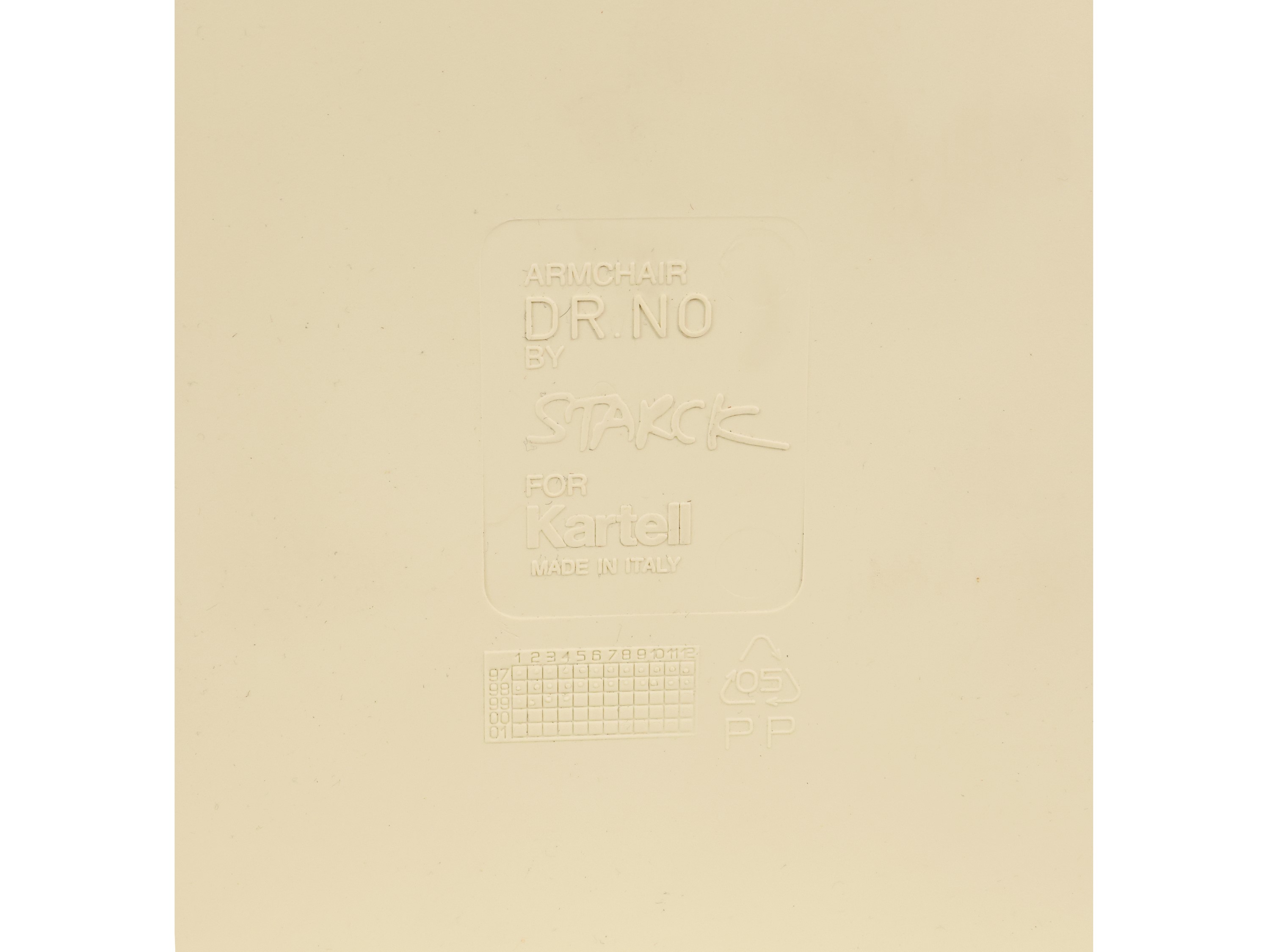 Serie di Quattro Poltroncine Dr. No, Philippe Starck per Kartell