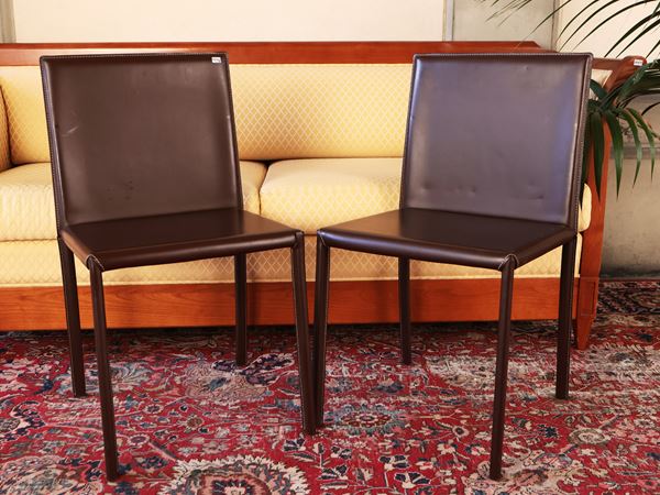 Series of four chairs, Calligaris