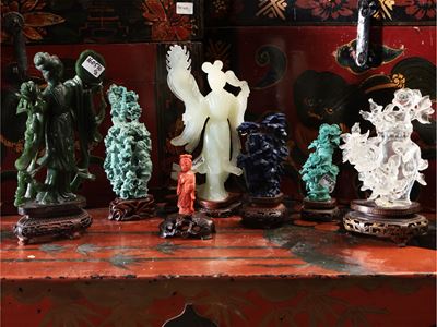 Miscellanea di Piccoli Gruppi Orientali in Pietre Dure