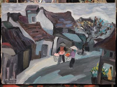 M. Hien, Scorcio di Villaggio con Personaggi