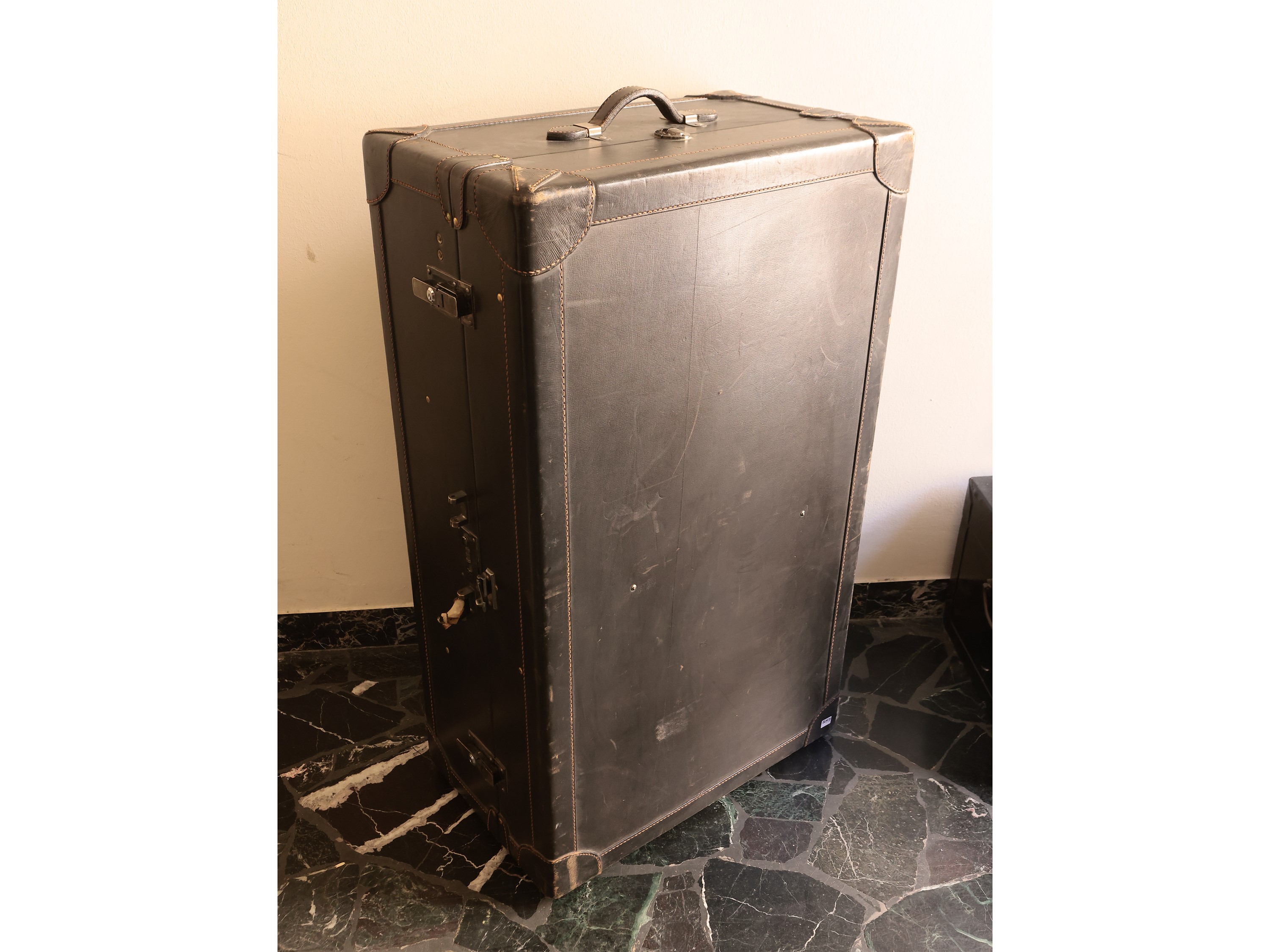 Baule - Armadio da Viaggio in Cuoio Bruno, Dunhill