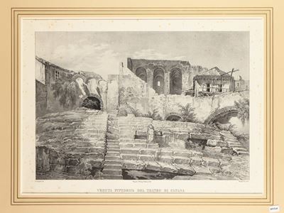 Veduta Pittorica del Teatro di Catana 1843