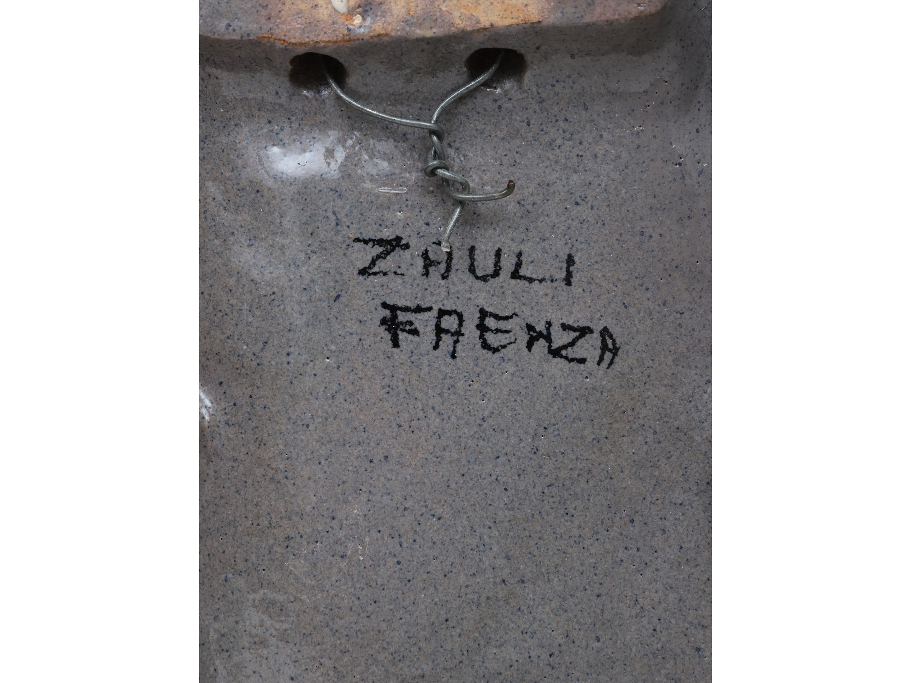 Carlo Zauli - Placca Ad Altorilievo in Terracotta Smaltata