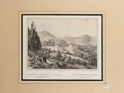 Veduta del Convento di S. Martino nelle Vicinanze di Palermo