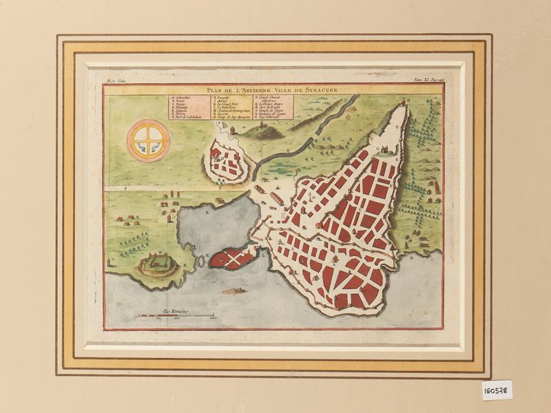 Plan De L'ancienne Ville De Syracuse