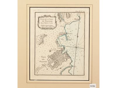 Plan De la Ville De Palerme Dans L'isle De Sicile 1764