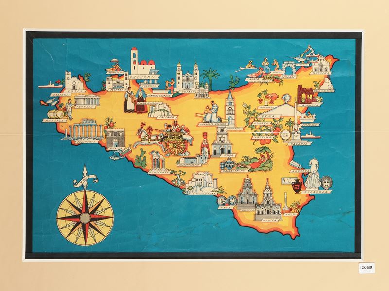 Mappa della Sicilia