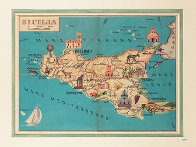 Mappa della Sicilia
