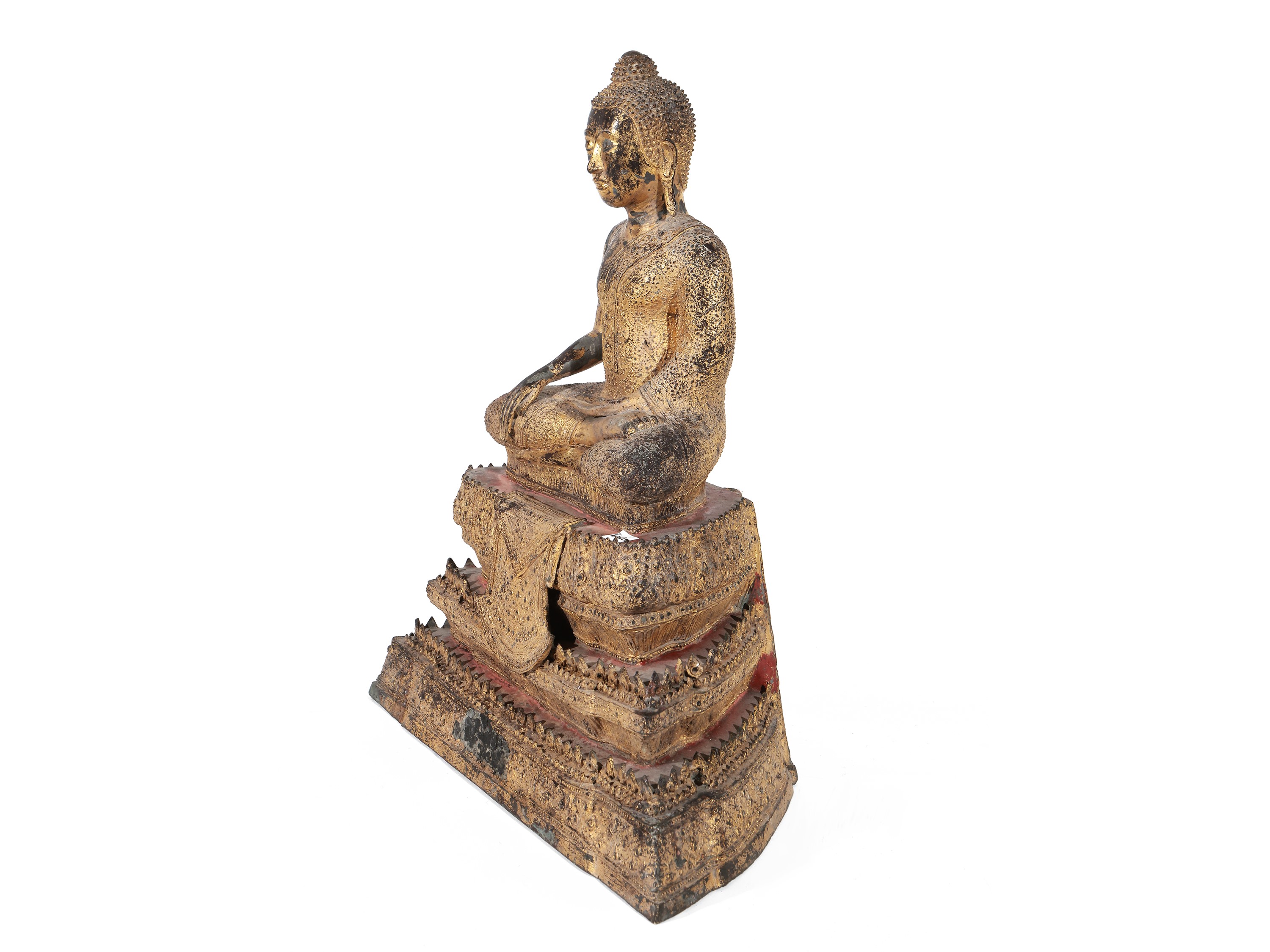 Buddha in Metallo Dorato