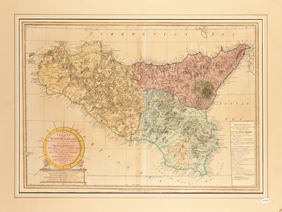 The Island And Kingdon Of Sicily 1794